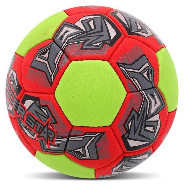 Мяч гандбольный SOCCER STAR HB-4526-2 размер 2 красный-салатовый HB-4526-2 фото