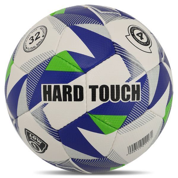 Мяч футзальный HYDRO TECHNOLOGY HARD TOUCH FB-5039 №4 PU белый-фиолетовый FB-5039 фото