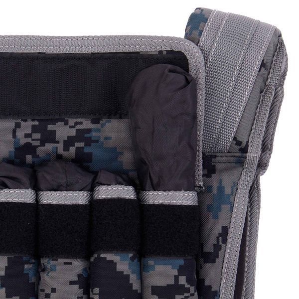 Жилет утяжелитель с регулируемым весом Zelart WEIGTH VEST TA-7806-10 вес-1-10кг камуфляж TA-7806-10 фото