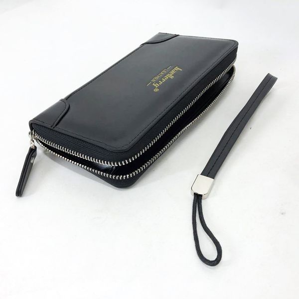 Гаманець шкіряний чоловічий Baellerry leather black, гаманець чоловічий для карток. Колір: чорний ws13448-1 фото