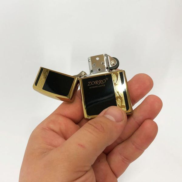 Зажигалка бензиновая Zorro HL-293, зажигалка на день рождения, зажигалка в подарочном футляре ws21467 фото