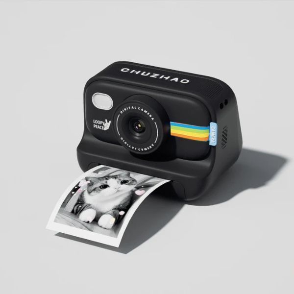Дитячий фотоапарат миттєвого друку S9 BLACK ws11751 фото