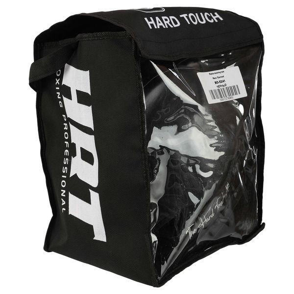 Лапа боксерская изогнутая тренировочная кожа HARD TOUCH BO-5241 26x19x6см 2шт черный BO-5241 фото