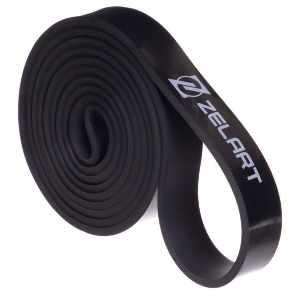 Резина петля для подтягиваний и тренировок лента силовая Zelart POWER LOOP FI-2606-2 16-32кг черный FI-2606-2 фото