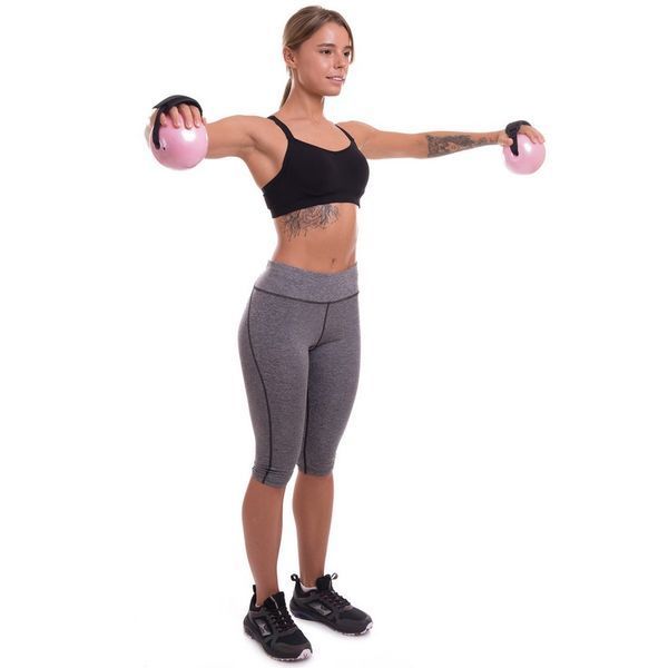 Мяч утяжеленный с манжетом PRO-SUPRA WEIGHTED ENERGY BALL 030-1_5LB 11см розовый 030-1_5LB фото