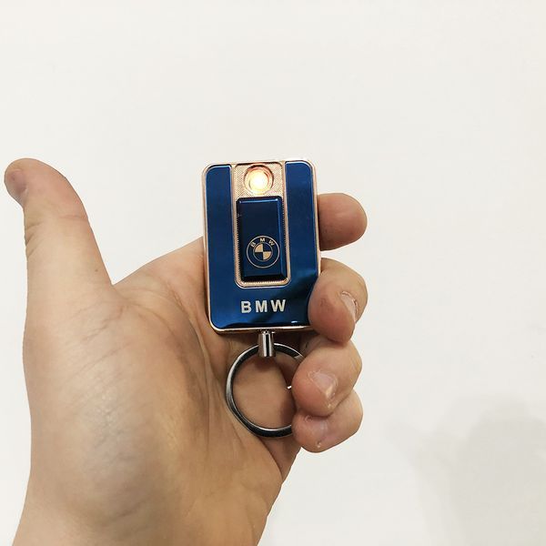 Зажигалка спиральная USB-811. BMW. Цвет: синий ws66465-1-1-1 фото