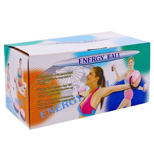 Мяч утяжеленный с манжетом PRO-SUPRA WEIGHTED ENERGY BALL 030-1_5LB 11см розовый 030-1_5LB фото