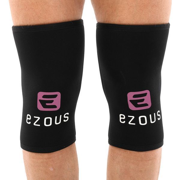 Наколенники для приседа и пауэрлфтинга 2штуки SQUAT KNEECAP EZOUS A-01 S-XL черный M A-01 фото