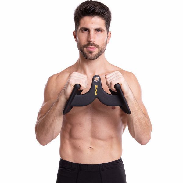 Рукоятка для тяги c узким хватом V-Bar нескользящее покрытие LINUO FITNESS SC-3704-31 31см черный SC-3704-31 фото