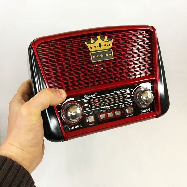 Радіоприймач Golon RX-455S USB / акумулятор сонячна панель, Радіоприймач з гарним прийомом для дачі ws33147-1 фото