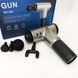 Аккумуляторный массажер Fascial Gun KH-320 портативный ручной ударный мышечный пистолет 4 насадки серый ws15677-3 фото 25