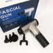 Аккумуляторный массажер Fascial Gun KH-320 портативный ручной ударный мышечный пистолет 4 насадки серый ws15677-3 фото 2