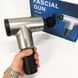 Аккумуляторный массажер Fascial Gun KH-320 портативный ручной ударный мышечный пистолет 4 насадки серый ws15677-3 фото 18