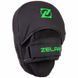 Лапа боксерська вигнута PU ZELART VL-3093 24x18,5x5см 2штуки чорний-салатовий VL-3093 фото 3