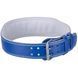 Пояс атлетический кожаный Zelart SB-165080 спинка-10см размер-XS-XXL синий SB-165080 фото 1