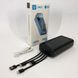 Портативное зарядное устройство на 20000mAh, Power Bank на солнечной батарее, для планшета. Цвет: черный ws93361-1-1 фото 6