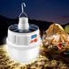 Аккумуляторная кемпинговая LED лампа светильник JD-2022 с солнечной панелью, кемпинговый фонарь-лампа ws76184 фото 1