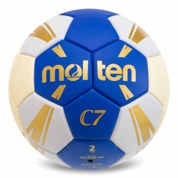 Мяч гандбольный MOLTEN C7 H2C3500 размер 2 синий H2C3500 фото
