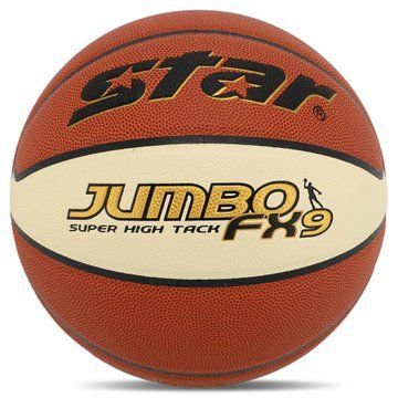 Мяч баскетбольный STARJUMBO FX9 BB426-25 размер 6 оранжевый-белый BB426-25 фото