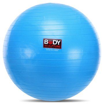 Фитбол мяч для фитнеса глянцевый BODY SCULPTURE BJBB-001TBL-26N o65см синий BJBB-001TBL-26N фото