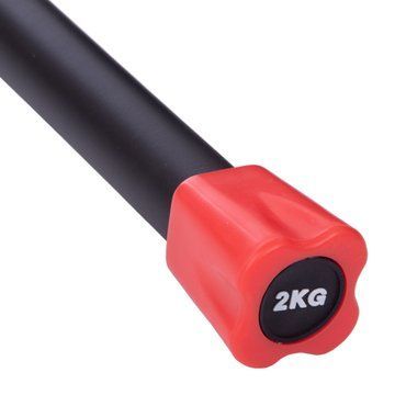 Бодибар Body Bar Zelart FI-1251-2 вес 2кг черный-красный FI-1251-2 фото