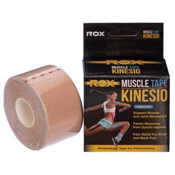 Кінезіо тейп для обличчя та тіла Kinesio tape ROX BC-5503-3_8 розмір 5м кольори в асортименті BC-5503-3_8 фото