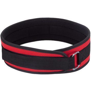 Пояс атлетический текстильный Zelart SB-165472 спинка-10см размер-XS-XXL красный SB-165472 фото