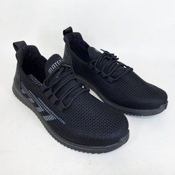 Кроссовки летние сетка черные 3929 44р ws87273-3 фото