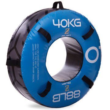 Шина тренировочная силовая мягкая для кроссфита Zelart FI-2610-40 40кг синий FI-2610-40 фото