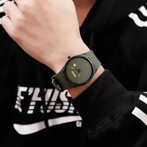 Часы наручные мужские SKMEI 1509AG, мужские круглые наручные часы, Оригинальные мужские часы ws61532 фото