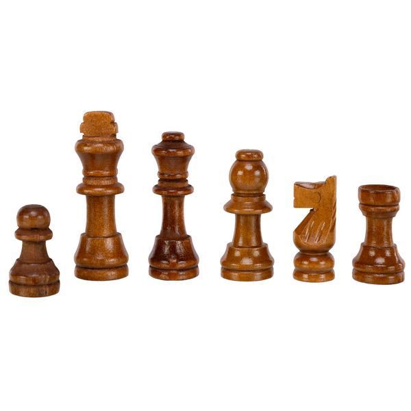 Шахматные фигуры пластиковые запасные без игрового поля SP-Sport IG-3103-PLAST-SHAHM размер пешки 2,6 см король 5,4 см IG-3103-PLAST-SH фото