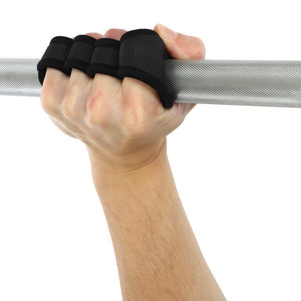 Накладки атлетичні нековзкі Грипад GRIPAD WorkOut HAND PROTECTION EZOUS D-01 чорний D-01 фото