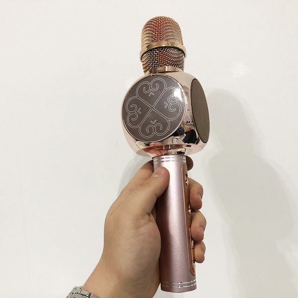 Беспроводной Bluetooth Микрофон для Караоке Микрофон DM Karaoke Y 68 + BT. Цвет: розовый ws71741 фото