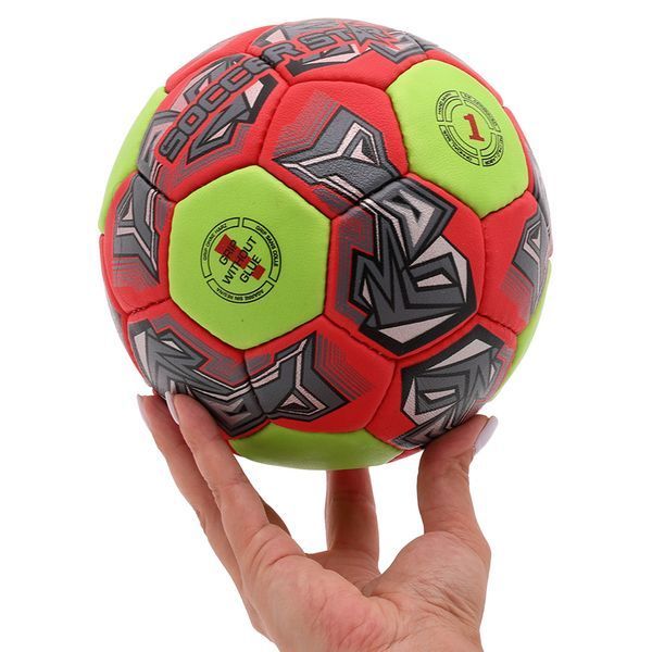 Мяч гандбольный SOCCER STAR HB-4526-1 размер 1 красный-салатовый HB-4526-1 фото