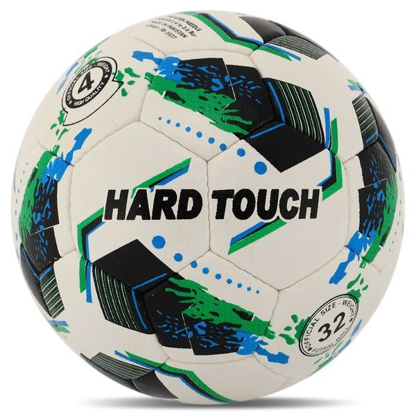 Мяч футзальный HYDRO TECHNOLOGY HARD TOUCH FB-5037 №4 PU белый-черный FB-5037 фото