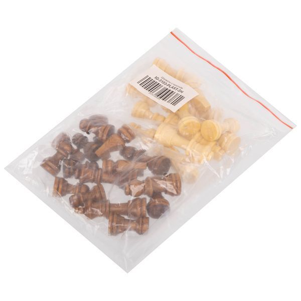 Шахматные фигуры пластиковые запасные без игрового поля SP-Sport IG-3103-PLAST-SHAHM размер пешки 2,6 см король 5,4 см IG-3103-PLAST-SH фото
