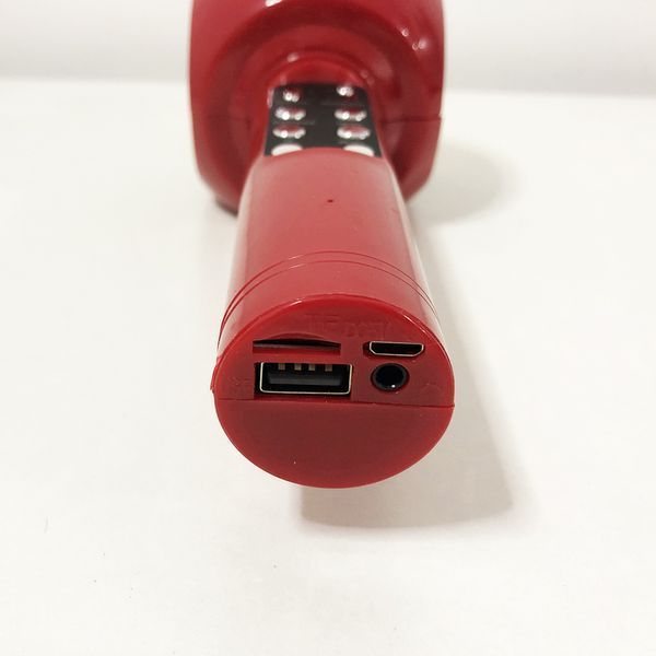 Беспроводной микрофон караоке bluetooth WSTER WS-1816. Цвет: красный ws52874 фото