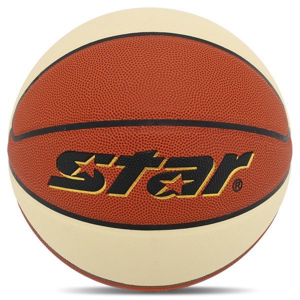 Мяч баскетбольный STARJUMBO FX9 BB426-25 размер 6 оранжевый-белый BB426-25 фото
