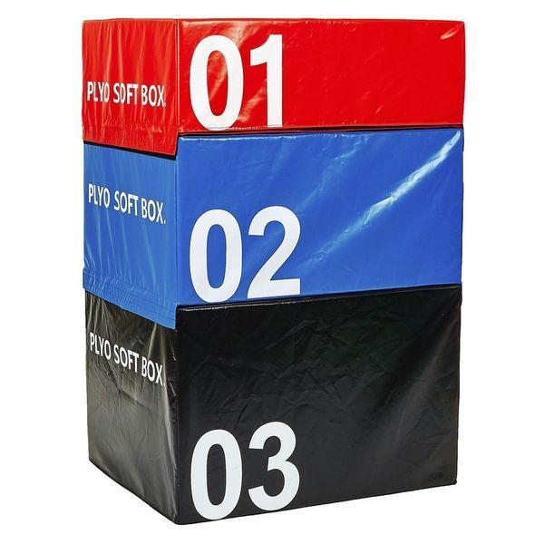 Бокс плиометрический тумба для кроссфита Плиобокс Soft plyometric box Zelart FI-5334-1 1шт 30см красный FI-5334-1 фото