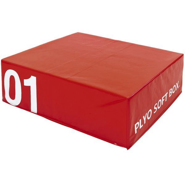 Бокс плиометрический тумба для кроссфита Плиобокс Soft plyometric box Zelart FI-5334-1 1шт 30см красный FI-5334-1 фото