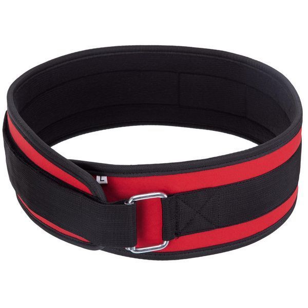 Пояс атлетический текстильный Zelart SB-165472 спинка-10см размер-XS-XXL красный SB-165472 фото