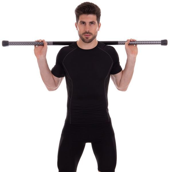 Бодибар Body Bar Zelart FI-2611-6 вес 6кг черный-серый FI-2611-6 фото