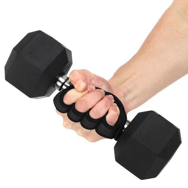 Накладки атлетичні нековзкі Грипад GRIPAD WorkOut HAND PROTECTION EZOUS D-01 чорний D-01 фото