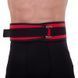 Пояс атлетический текстильный Zelart SB-165472 спинка-10см размер-XS-XXL красный SB-165472 фото 8
