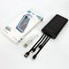 Портативное зарядное устройство на 10000mAh, Power Bank на солнечной батарее, зарядка. Цвет: черный ws93361-2 фото 1