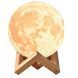 Ночник светящаяся луна Moon Lamp 13 см, Ночник для ребенка на ночь, Ночник для хорошего сна ребенка ws35123 фото 6