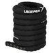 Канат для кроссфита в защитном рукаве BATTLE ROPE LiveUp LP8172-9 9м черный LP8172-9 фото 1