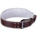 Пояс атлетический кожаный Zelart SB-165076 спинка-10см размер-XS-XXL темно-коричневый SB-165076 фото 1