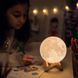 Ночник светящаяся луна Moon Lamp 13 см, Ночник для ребенка на ночь, Ночник для хорошего сна ребенка ws35123 фото 19