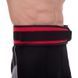 Пояс атлетический текстильный Zelart SB-165472 спинка-10см размер-XS-XXL красный SB-165472 фото 7